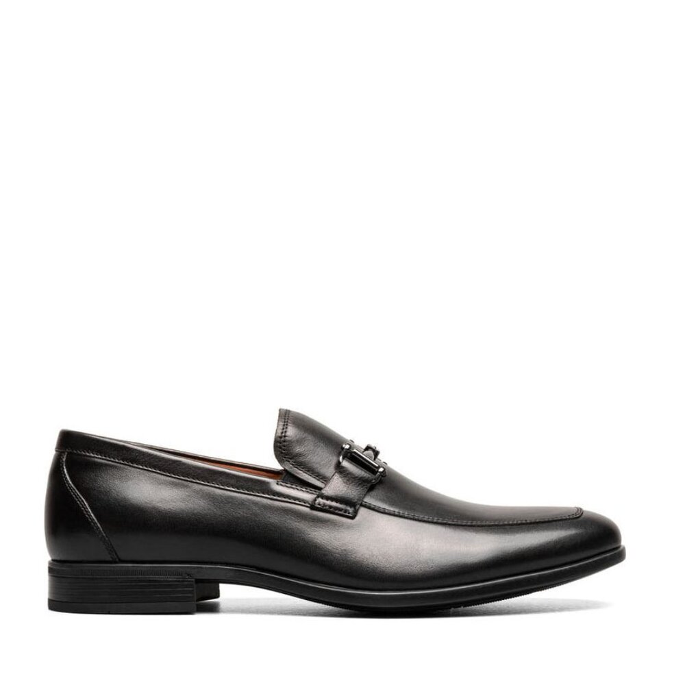Bashwood Handmade Black Leather Loafers For Men